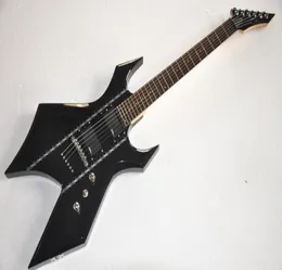 Neuankömmling Bcr original Black Body E-Gitarre Palisander Griffbrett6 Saiten Auf Lager kann sofort versendet werden1650544