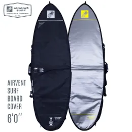 Bolsas Capa para bolsa de prancha de surf Ananas Surf 6ft.0 pol. Airvent Shortboard Protect Travel Boardbag 6'0"(185cm)