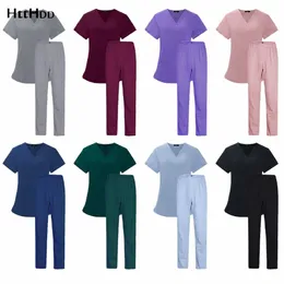 wholesale High Quality Women Wear Scrub Suits Hospital Doctor Uniform Medical Surgical Multicolor Uniform Nurse Accories q4ZN#