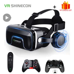 Устройства Vr Shinecon 10,0 шлем шлем 3d очки гарнитура виртуальной реальности для смартфона очки для смартфонов видеоигры Viar бинокль