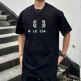 Designer Hochwertiges, trendiges, lockeres und bequemes Kurzarm-T-Shirt aus reiner Baumwolle der Marke B Family für Paare, koreanische Version, personalisiertes Buchstaben-Top, 8 LIT
