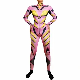 Mulheres Hot Anime Ir Man Robot Cosplay Pole Dance Macacão Dj Nightclub Bithday Outfit Skinny Festival Costume I1Zq #