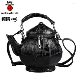 Shoulder Bags Kettle Messenger Bag Unisex Hard Cool Personality Satchel Korean Female Male Single Handbag Teapot