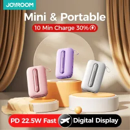 Joyroom 20000 mAh Power Bank Cztery porty ładujące 22,5 W Powerbank z typem-C dla kabla iPhone PD QC3.0 Ładowarka dla Samsung Xiaomi