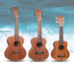 NAOMI SopranoConcertTenor Sapele Ukulele Hawaii Guitar Guitarra acústica cutaway W Gig Bag1776400