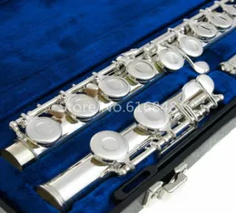 Gemeinhardt 2esp C Tune Flute Brand 16 مفاتيح ثقوب مغلقة Cupronickel الفضة الموسيقية المغلقة Flaut مع Case9056684