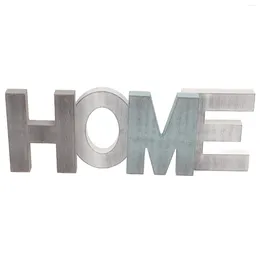 Decoração de festa letras de casa uma peça design sinal de madeira usa resistente durável requintado bonito para prateleira de escritório