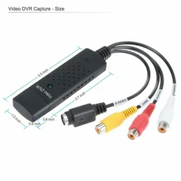 Yeni 2024 VHS'den Dijital Dönüştürücü USB 2.0 Video Dönüştürücü Ses Yakalama Kartı VHS Box VHS VCR TV'den Dijital Dönüştürücü Destek Kazanma 7/8/10USB