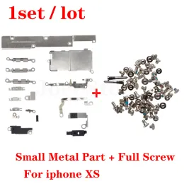 Pełny zestaw małych metalowych akcesoriów uchwytu wewnętrznego dla iPhone'a XS XS XR 11 Pro Max 6 6s 7 8 Plus Wspornik z pełnymi śrubami