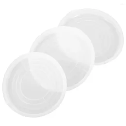أدوات وجبات الطعام 3 PCS anti-splash cover for egt beater bowl bowl lid خلط الأوعية الفولاذ المقاوم للصدأ الإمدادات البلاستيكية