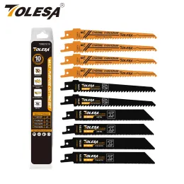 Tolesa 10pcs lame reciproche per la potatura in legno taglio in PVC per taglio metallico SALEZALL BARES PER DEMOLITION