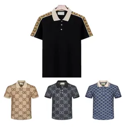 2024 Luxus-Designer-Herren-Poloshirts, Italien-Klassiker, Buchstabendruck, Herren-Polo-T-Shirts, hochwertige Straßenstickerei, ff-Kleidung, Herren-Marken-Poloshirt, ff-Tops
