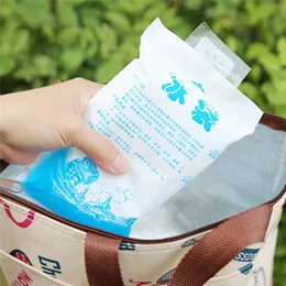 10pcs/set cheap Insulated in-customized reusable dry cold ice pack gel cooler bag for lunch box food cans wine medical Chiller