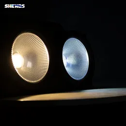 Shehds 200 Вт теплый прохладный белый 2IN1 проектор 2 Eyes 2x100W Cob Led Light Blinder для DJ Disco Свадебная вечеринка освещение