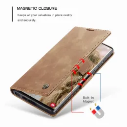 Leathe Wallet Case For Samsung Galaxy S23 FE Ultra S22 Note 10 Lite 20 Plus A81 M10 M20 M21 M30 M31 M51 M13 M33 M53 Flip Cover