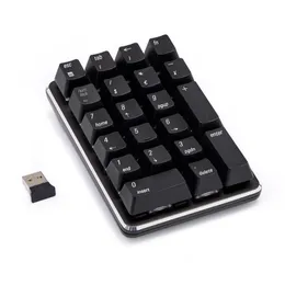 その他のキーボードマウス入力スマート2.4G USBワイヤレスキーパッド21ノートブックデスクトップ財務会計用のキーメカニカル数値迅速