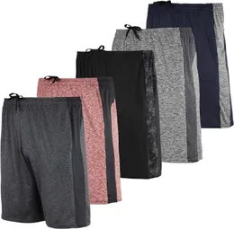 Conjunto de 5 peças Reti masculino de secagem rápida com absorção de suor e shorts esportivos 3 AQASAQASAQAS