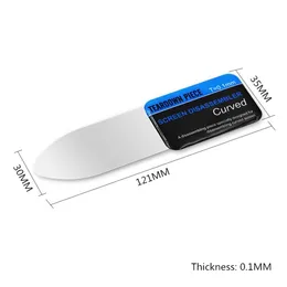 1 bit mobiltelefon krökt LCD -skärm Spudger Öppning Pry Card Tools Ultra tunn flexibel mobiltelefon Demontering Metallstål