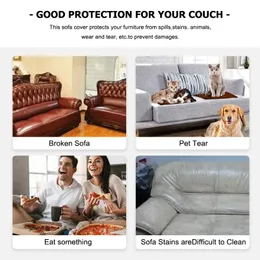 Feste Farben Stretch Sofa Deckung für Wohnzimmer waschbarer billiger Sofa -Abdeckungen Abnehmbare Couchabdeckungen Sofas Slipcover für Home Hotel