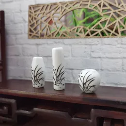Vasen, kleine Vase, Miniatur-Dekoration, Szene-Requisite, Keramik-Haus-Requisiten, Verzierung, Orchideentöpfe