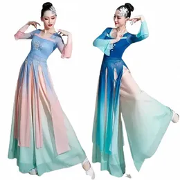 2023 Ny gradvis färg chinoiserie klassisk dansföreställning Dr Women's Chinoiserie Fairy Dance Set C8my#