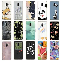 Cell Phone Cases Case for Samsung Galaxy A8 Plus 2018 Soft Silicone TPU phone Back full protecive Cover Capa coque shell bag yq240330