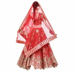 Indyjski sari szalik dla kobiet dorosłych żeńskie taniec brzucha spektakl elegancki akoria wielokolorowa haftowany szalik DQL6631 K5IB#
