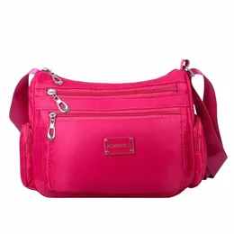 Kobiety Oxford Waterproof Menger Lady Crossbody duża zdolność do podróży torba na ramię swobodny torebka Wysokiej jakości multi -ncuncti h3yy#