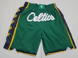Mens''Boston''Celtics''Authentic shorts Basketball Retro Mesh Embroidered Casual Athletic Gym Team Shorts 13