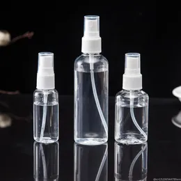 30/50/100 Ml Portable Refillable Bottles Empty Transparent Travel Spray Plastic Bottle Atomizer Mini Design Liquid Dispense