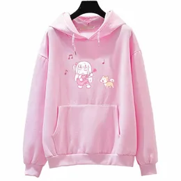 Anime Bocchi Rock! Hitori gotou ryou yamada carto kadın hoodies kawaii artı sweatshirt harajuku kadın sokak kıyafeti o3ul#