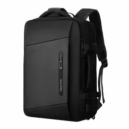 17 polegadas Laptop Backpack expansível Men Busin Carry-Flight aprovado 40l mochila de viagem V9qg #