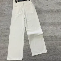 Kadın kot pantolon beyaz düz bacak kot moda denim boyutu 25-30 26519