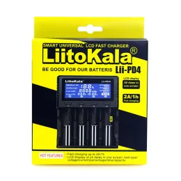 New LiitoKala LCD Display Universal Smart Charger Lii-S8 Lii-S6 Lii-600 Lii-PD4 Charger 26650 18650 21700 18500 AA AAA