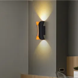 (ABS) LED -Wandlampe kleines Taillendesign 6W innenwandleuchte wasserdicht im Freien moderne nordische Lampenlampe Innenwandlicht