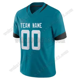 이름 번호에 꿰매는 맞춤형 개인화. Trevor Lawrence Travis Etienne Fuse Stitch Jersey 240325