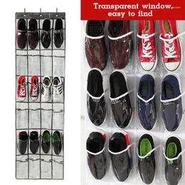 Scatole di stoccaggio sacca per scarpe ordinata e ordinata per porta del bagno 24 tasche