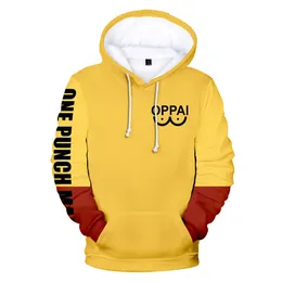 New Anime One Punch Man Saitama Oppai Hoodie Hooded