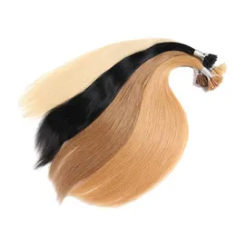 Extensões de cabelo pré-ligadas 1gr St 200g Lot Remy Cabelos humanos brasileiros Itip fl