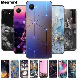 För Realme Narzo 50i Prime Case Sockproof Soft Silicone TPU Back Cover för Realme Narzo50i Prime Phone Cases 50i Prime Cat Cat