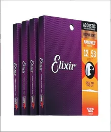 Elixir Acoustic Guitar Strings Music Wire Rospor Bronze Shade 1100211027110521600216027160521200212052 100 Sets71761211