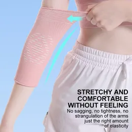 1PCS cotovelo suporta o cotovelo elástico protetor absorve suor esportivo de basquete de vôlei ginástica u unisex braço de manga