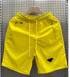 Calça de moda shorts masculinos Praddas Designer Brand Prd Luxury Sports Sports Summer Summer moda de banho Triângulo Ponta