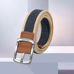 Neuer Stil Pin Schnalle Canvas Belt Herren Frauen gewebter Gürtel junger Schüler Jeansgürtel für Männer Luxusdesigner Marke Zpxhyh Belt