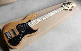 Factory Custom 5-saitige E-Bassgitarre mit Ahorngriffbrett und weißer Perleneinlage, Chrom-Hardware, 2 Tonabnehmer, Angebot individuell anpassbar9493449