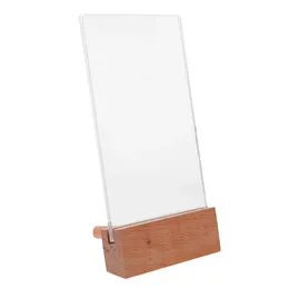 لوحات زخرفية حامل Pocard Acrylic Sign Display STAND DIPLOMA FASITATE BASE PICTURALS TABIALS