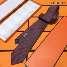 2024 cravatta firmata di marca Cravatte da sposa Cravatta da uomo Collo di design Individui di successo Cravatta 100% seta Cravatte da uomo Cravatta di design di lusso aziendale