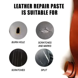 Seametal 60 ml läderreparation gelbilstol hem läder reparera renovering grädde pasta läder renare kit för bil hemanvändning