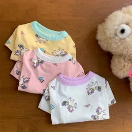 Ubrania z odzieży dla psa Pet T-shirt Pomeranian Summer Teddy Soft pullover Puppy Cool Dwułowiste XS-XL