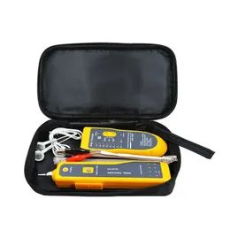 Tester per cavi di rete LAN Cat5 Cat6 RJ45 UTP STP Rilevatore di linea Localizzatore di cavi telefonici Tracer Diagnostica kit di strumenti per toni